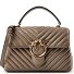  Love Lady Borsetta Vera Pelle 21 cm Variante grigio talpa