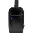  Borsa a tracolla quadrata blu in pelle 28 cm Variante black