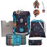  ErgoFlex Easy Set di borse per la scuola Variante Ninja Fighter