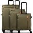  Nitestream 4 ruote Set di valigie 3 pezzi espandibile Variante olive-orange