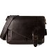  Heritage Messaggero Vera Pelle 41.5 cm Vano porta PC Variante dark brown