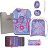  ErgoFlex Tiny Set di borse per la scuola 8 pezzi Variante Magic Unicorn