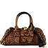  Bowling Bag Borsetta Vera Pelle 29 cm Variante maculato-marrone