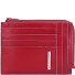 Custodia quadrata blu per carte di credito RFID in pelle 12 cm Variante red Custodia quadrata blu per carte di credito RFID in pelle 12 cm Variante red