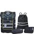  Ergo Compacto Set di borse per la scuola 5 pezzi Variante Darker night