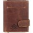  Portafoglio originale vintage RFID in pelle 8,5 cm Variante braun