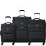 Sky Max 2.0 4 ruote Set di valigie 3 pezzi con piega di espansione Variante schwarz Sky Max 2.0 4 ruote Set di valigie 3 pezzi con piega di espansione Variante schwarz