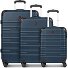  Amplar Evo 4 ruote Set di valigie 3 pezzi espandibile Variante navy blue