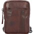  Borsa a tracolla Bronco in pelle 13 cm Variante darkbrown