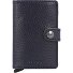 Miniwallet Custodia per carte di credito al vegetale RFID in pelle 6,5 cm Variante navy-silver Miniwallet Custodia per carte di credito al vegetale RFID in pelle 6,5 cm Variante navy-silver