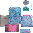 Set di zaini ErgoFlex 5 pezzi. Variante Happy Pixel Set di zaini ErgoFlex 5 pezzi. Variante Happy Pixel