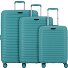 Travel Line 4500 4 ruote Set di valigie 3 pezzi con piega di espansione Variante petrol Travel Line 4500 4 ruote Set di valigie 3 pezzi con piega di espansione Variante petrol