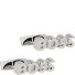 Gemelli B-Boss in acciaio inox 2,5 cm Variante silver Gemelli B-Boss in acciaio inox 2,5 cm Variante silver