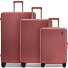  Ultima 4 ruote Set di valigie 3 pezzi con piega di espansione Variante red