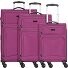  Travel Line 9204 4 ruote Set di valigie 3 pezzi con piega di espansione Variante purple