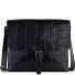  Nevio Cartella Messenger Vera Pelle 30 cm Variante schwarz