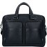 Cartella quadrata nera in pelle 39 cm Scomparto per laptop Variante nero Cartella quadrata nera in pelle 39 cm Scomparto per laptop Variante nero