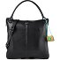  G14 Borsa a spalla Vera Pelle 35 cm espandibile Variante nero