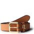  Logo Cintura Pelle Variante classic caramel | 80 cm
