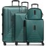  Set di valigie Essentials 14 a 4 ruote + beauty case 4 pezzi con piega elastica Variante pearl-green metallic