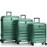  Alumix 4 ruote Set di valigie 3 pezzi con piega di espansione Variante midnight green