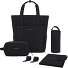  Set di borse fasciatoio Lindby 4 pezzi con scomparto per laptop Variante all black
