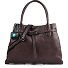  Elif Borsa a spalla Vera Pelle 43 cm Variante moka