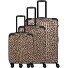  Cruise 4 ruote Set di valigie 3 pezzi Variante leopard