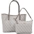  Victtoria Borsa shopper 33 cm Variante dark taupe logo