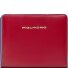  Blue Square Portafoglio Protezione RFID Pelle 11 cm Variante red