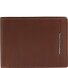  Eluxe Veg Portafoglio Protezione RFID Vera Pelle 12.5 cm Variante dark brown