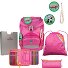  Set di zaini ErgoFlex Eco 5 pezzi. Variante Pink Planet