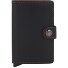  Miniwallet Custodia originale per carte di credito Portafoglio RFID in pelle 6,5 cm Variante black-brown