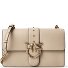  Love One Borsa a tracolla Vera Pelle 27 cm Variante beige-grigio fumo