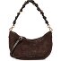  Cleo Borsa a spalla Vera Pelle 23 cm Variante moka