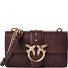  Love One Borsa a tracolla Vera Pelle 21 cm Variante borgogna