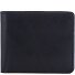  Portafoglio RFID in pelle 11 cm Variante black-blue