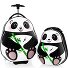  Set di trolley per bambini 2 pezzi. Variante panda