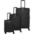  Umbria 4 ruote Set di valigie 3 pezzi con piega di espansione Variante black