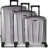  New York 4 ruote Set di valigie 3 pezzi espandibile Variante silver grey