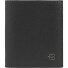  Black Square Portafoglio Protezione RFID Pelle 8.5 cm Variante black