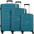  Leon 4 ruote Set di valigie 3 pezzi Variante petrol