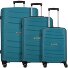 Leon 4 ruote Set di valigie 3 pezzi Variante petrol Leon 4 ruote Set di valigie 3 pezzi Variante petrol