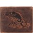 Portafoglio vintage in pelle goffrata a forma di pesce 12 cm Variante hecht Portafoglio vintage in pelle goffrata a forma di pesce 12 cm Variante hecht