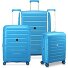  Starlight 3.0 4 ruote Set di valigie 3 pezzi con piega di espansione Variante bluette