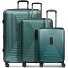  Essentials 14 4 ruote Set di valigie 3 pezzi con piega di espansione Variante pearl-green metallic