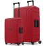  Essentials 15 Set di valigie da 4 ruote con 4 ruote S+L con chiusura a tre punti Variante classic red