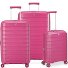  B-Flying Move 4 ruote Set di valigie 3 pezzi con piega di espansione Variante magenta