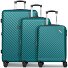  Paradise 2.0 4 ruote Set di valigie 3 pezzi espandibile Variante smaragd green
