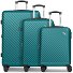 Paradise 2.0 4 ruote Set di valigie 3 pezzi con piega di espansione Variante smaragd green Paradise 2.0 4 ruote Set di valigie 3 pezzi con piega di espansione Variante smaragd green